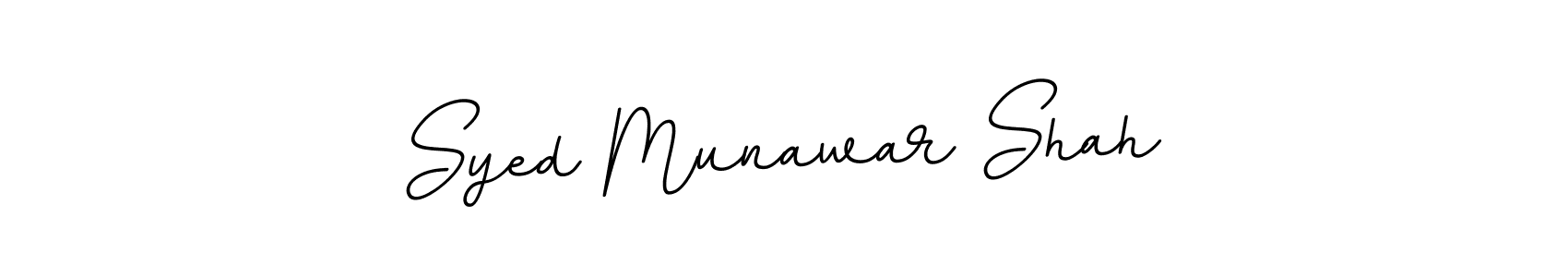 The best way (BallpointsItalic-DORy9) to make a short signature is to pick only two or three words in your name. The name Syed Munawar Shah include a total of six letters. For converting this name. Syed Munawar Shah signature style 11 images and pictures png