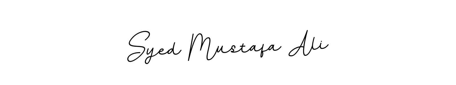 Use a signature maker to create a handwritten signature online. With this signature software, you can design (BallpointsItalic-DORy9) your own signature for name Syed Mustafa Ali. Syed Mustafa Ali signature style 11 images and pictures png