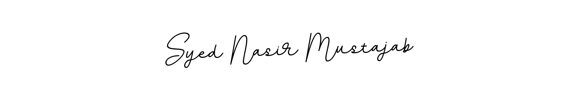 You should practise on your own different ways (BallpointsItalic-DORy9) to write your name (Syed Nasir Mustajab) in signature. don't let someone else do it for you. Syed Nasir Mustajab signature style 11 images and pictures png