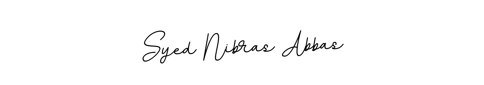 Also we have Syed Nibras Abbas name is the best signature style. Create professional handwritten signature collection using BallpointsItalic-DORy9 autograph style. Syed Nibras Abbas signature style 11 images and pictures png
