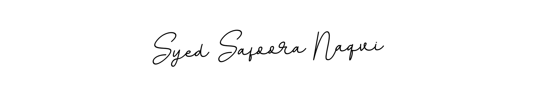 Create a beautiful signature design for name Syed Safoora Naqvi. With this signature (BallpointsItalic-DORy9) fonts, you can make a handwritten signature for free. Syed Safoora Naqvi signature style 11 images and pictures png