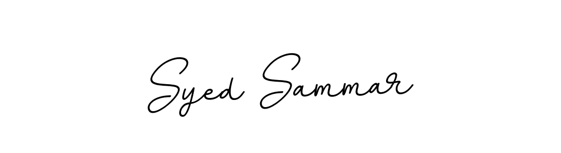 Create a beautiful signature design for name Syed Sammar. With this signature (BallpointsItalic-DORy9) fonts, you can make a handwritten signature for free. Syed Sammar signature style 11 images and pictures png