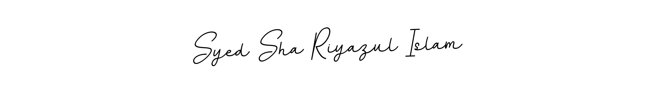 How to make Syed Sha Riyazul Islam name signature. Use BallpointsItalic-DORy9 style for creating short signs online. This is the latest handwritten sign. Syed Sha Riyazul Islam signature style 11 images and pictures png