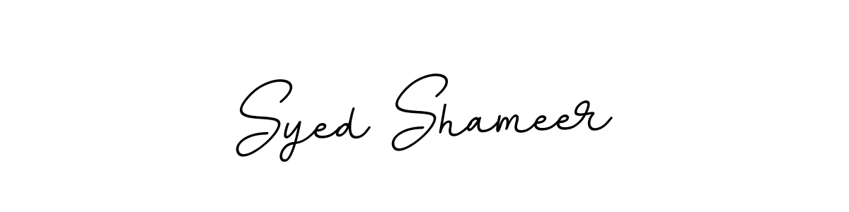 Syed Shameer stylish signature style. Best Handwritten Sign (BallpointsItalic-DORy9) for my name. Handwritten Signature Collection Ideas for my name Syed Shameer. Syed Shameer signature style 11 images and pictures png