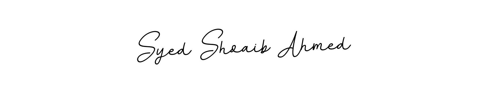 Syed Shoaib Ahmed stylish signature style. Best Handwritten Sign (BallpointsItalic-DORy9) for my name. Handwritten Signature Collection Ideas for my name Syed Shoaib Ahmed. Syed Shoaib Ahmed signature style 11 images and pictures png