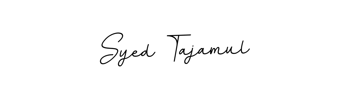 Similarly BallpointsItalic-DORy9 is the best handwritten signature design. Signature creator online .You can use it as an online autograph creator for name Syed Tajamul. Syed Tajamul signature style 11 images and pictures png