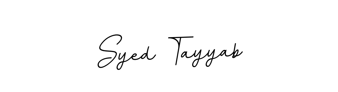 Similarly BallpointsItalic-DORy9 is the best handwritten signature design. Signature creator online .You can use it as an online autograph creator for name Syed Tayyab. Syed Tayyab signature style 11 images and pictures png