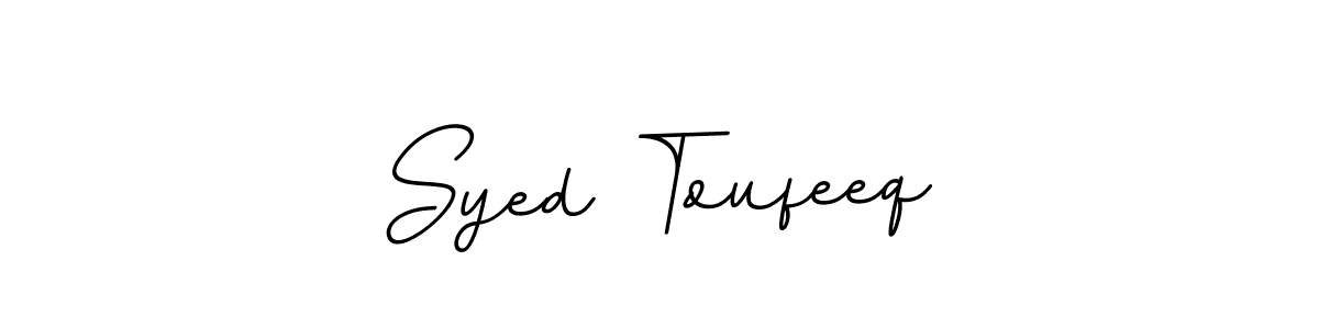 if you are searching for the best signature style for your name Syed Toufeeq. so please give up your signature search. here we have designed multiple signature styles  using BallpointsItalic-DORy9. Syed Toufeeq signature style 11 images and pictures png