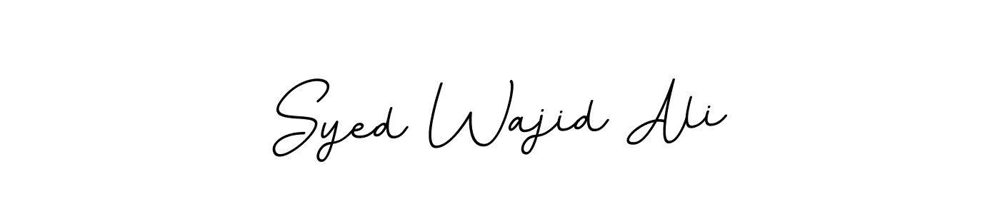 Make a beautiful signature design for name Syed Wajid Ali. With this signature (BallpointsItalic-DORy9) style, you can create a handwritten signature for free. Syed Wajid Ali signature style 11 images and pictures png