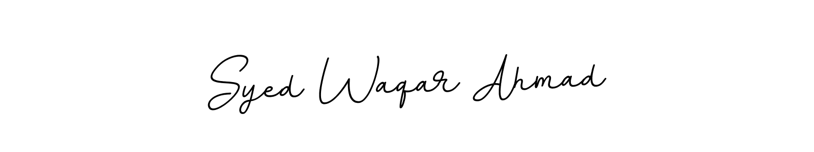 It looks lik you need a new signature style for name Syed Waqar Ahmad. Design unique handwritten (BallpointsItalic-DORy9) signature with our free signature maker in just a few clicks. Syed Waqar Ahmad signature style 11 images and pictures png