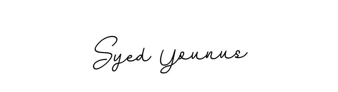 You should practise on your own different ways (BallpointsItalic-DORy9) to write your name (Syed Younus) in signature. don't let someone else do it for you. Syed Younus signature style 11 images and pictures png