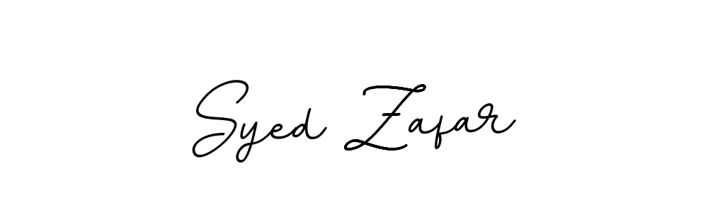 Use a signature maker to create a handwritten signature online. With this signature software, you can design (BallpointsItalic-DORy9) your own signature for name Syed Zafar. Syed Zafar signature style 11 images and pictures png