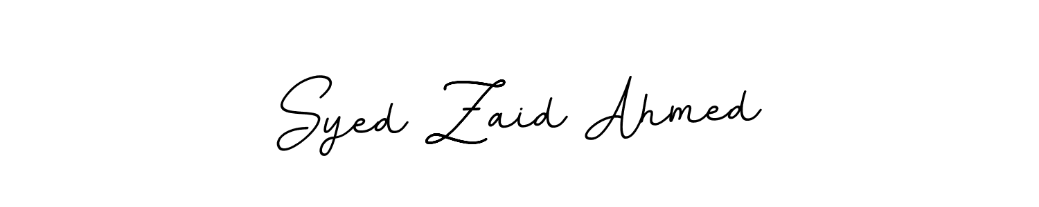 Also we have Syed Zaid Ahmed name is the best signature style. Create professional handwritten signature collection using BallpointsItalic-DORy9 autograph style. Syed Zaid Ahmed signature style 11 images and pictures png