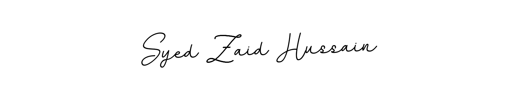 This is the best signature style for the Syed Zaid Hussain name. Also you like these signature font (BallpointsItalic-DORy9). Mix name signature. Syed Zaid Hussain signature style 11 images and pictures png