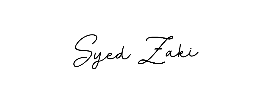 This is the best signature style for the Syed Zaki name. Also you like these signature font (BallpointsItalic-DORy9). Mix name signature. Syed Zaki signature style 11 images and pictures png