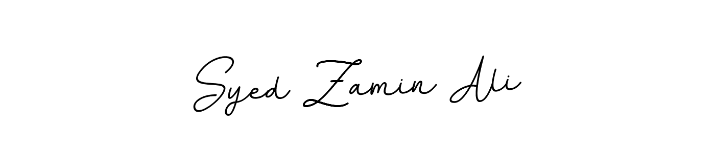 Make a beautiful signature design for name Syed Zamin Ali. Use this online signature maker to create a handwritten signature for free. Syed Zamin Ali signature style 11 images and pictures png
