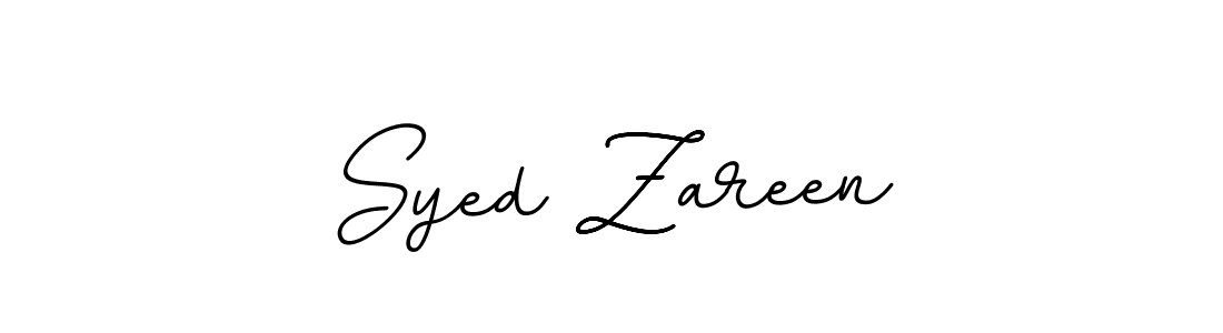 You should practise on your own different ways (BallpointsItalic-DORy9) to write your name (Syed Zareen) in signature. don't let someone else do it for you. Syed Zareen signature style 11 images and pictures png