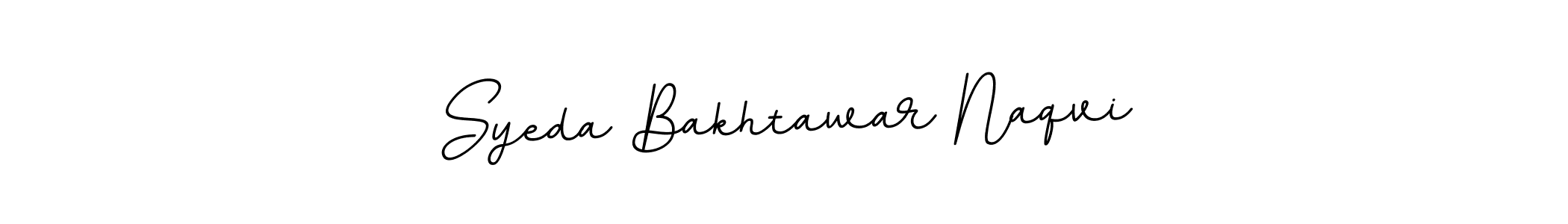 How to make Syeda Bakhtawar Naqvi name signature. Use BallpointsItalic-DORy9 style for creating short signs online. This is the latest handwritten sign. Syeda Bakhtawar Naqvi signature style 11 images and pictures png