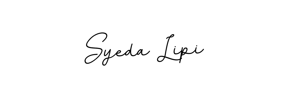 Create a beautiful signature design for name Syeda Lipi. With this signature (BallpointsItalic-DORy9) fonts, you can make a handwritten signature for free. Syeda Lipi signature style 11 images and pictures png