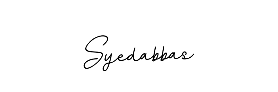 Syedabbas stylish signature style. Best Handwritten Sign (BallpointsItalic-DORy9) for my name. Handwritten Signature Collection Ideas for my name Syedabbas. Syedabbas signature style 11 images and pictures png