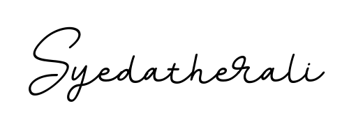 The BallpointsItalic-DORy9 font transforms the name Syedatherali into an executive sign with sharp precision and distinguished character. Syedatherali signature style 11 images and pictures png