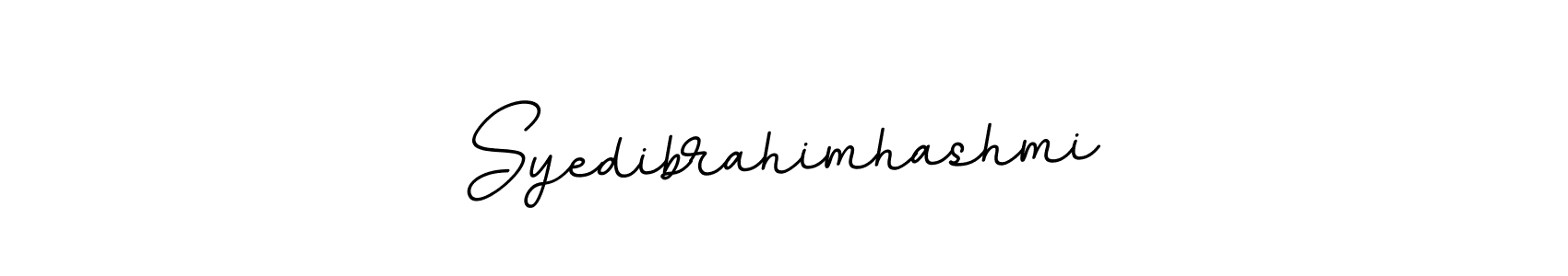 How to make Syedibrahimhashmi name signature. Use BallpointsItalic-DORy9 style for creating short signs online. This is the latest handwritten sign. Syedibrahimhashmi signature style 11 images and pictures png
