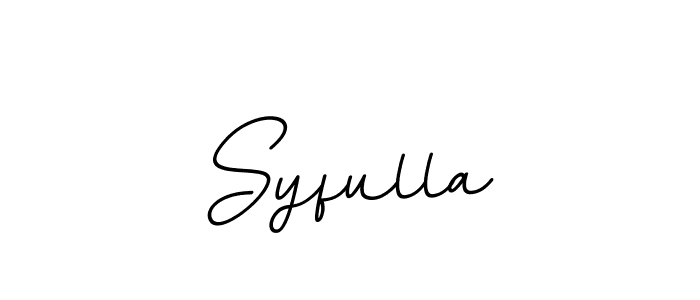 The best way (BallpointsItalic-DORy9) to make a short signature is to pick only two or three words in your name. The name Syfulla include a total of six letters. For converting this name. Syfulla signature style 11 images and pictures png