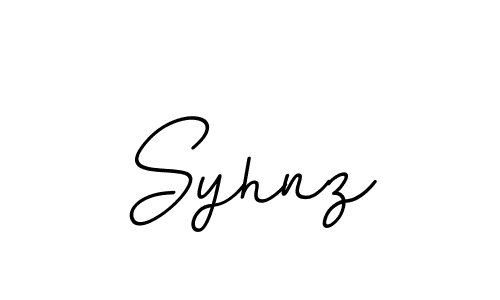 Design your own signature with our free online signature maker. With this signature software, you can create a handwritten (BallpointsItalic-DORy9) signature for name Syhnz. Syhnz signature style 11 images and pictures png