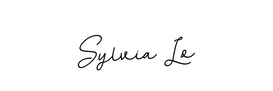 Create a beautiful signature design for name Sylvia Lo. With this signature (BallpointsItalic-DORy9) fonts, you can make a handwritten signature for free. Sylvia Lo signature style 11 images and pictures png