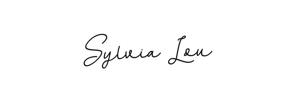 Create a beautiful signature design for name Sylvia Lou. With this signature (BallpointsItalic-DORy9) fonts, you can make a handwritten signature for free. Sylvia Lou signature style 11 images and pictures png