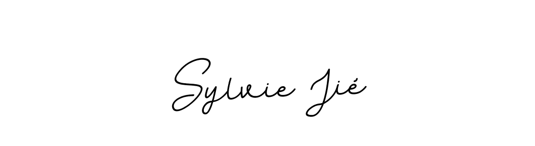 The best way (BallpointsItalic-DORy9) to make a short signature is to pick only two or three words in your name. The name Sylvie Jié include a total of six letters. For converting this name. Sylvie Jié signature style 11 images and pictures png