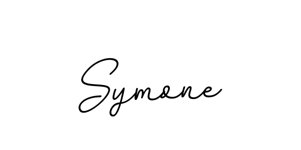 if you are searching for the best signature style for your name Symone. so please give up your signature search. here we have designed multiple signature styles  using BallpointsItalic-DORy9. Symone signature style 11 images and pictures png