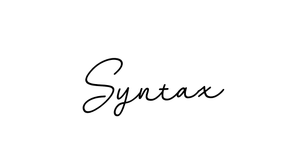 Also You can easily find your signature by using the search form. We will create Syntax name handwritten signature images for you free of cost using BallpointsItalic-DORy9 sign style. Syntax signature style 11 images and pictures png