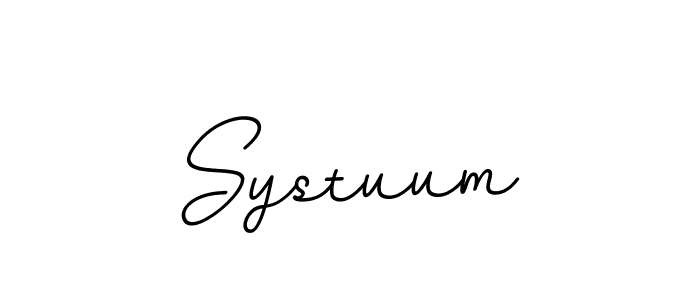 Systuum stylish signature style. Best Handwritten Sign (BallpointsItalic-DORy9) for my name. Handwritten Signature Collection Ideas for my name Systuum. Systuum signature style 11 images and pictures png
