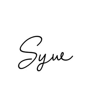 Syw stylish signature style. Best Handwritten Sign (BallpointsItalic-DORy9) for my name. Handwritten Signature Collection Ideas for my name Syw. Syw signature style 11 images and pictures png
