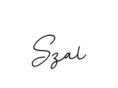 Create a beautiful signature design for name Szal. With this signature (BallpointsItalic-DORy9) fonts, you can make a handwritten signature for free. Szal signature style 11 images and pictures png