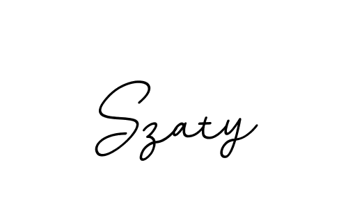 The best way (BallpointsItalic-DORy9) to make a short signature is to pick only two or three words in your name. The name Szaty include a total of six letters. For converting this name. Szaty signature style 11 images and pictures png