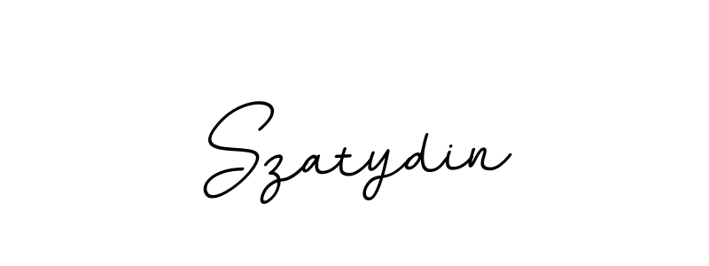 How to make Szatydin name signature. Use BallpointsItalic-DORy9 style for creating short signs online. This is the latest handwritten sign. Szatydin signature style 11 images and pictures png