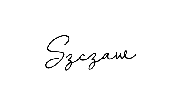 Design your own signature with our free online signature maker. With this signature software, you can create a handwritten (BallpointsItalic-DORy9) signature for name Szczaw. Szczaw signature style 11 images and pictures png