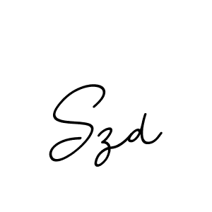 Create a beautiful signature design for name Szd. With this signature (BallpointsItalic-DORy9) fonts, you can make a handwritten signature for free. Szd signature style 11 images and pictures png