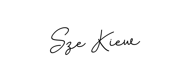 Design your own signature with our free online signature maker. With this signature software, you can create a handwritten (BallpointsItalic-DORy9) signature for name Sze Kiew. Sze Kiew signature style 11 images and pictures png