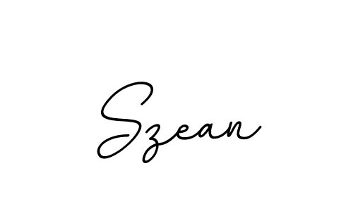 Make a beautiful signature design for name Szean. With this signature (BallpointsItalic-DORy9) style, you can create a handwritten signature for free. Szean signature style 11 images and pictures png