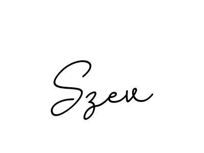 Design your own signature with our free online signature maker. With this signature software, you can create a handwritten (BallpointsItalic-DORy9) signature for name Szev. Szev signature style 11 images and pictures png