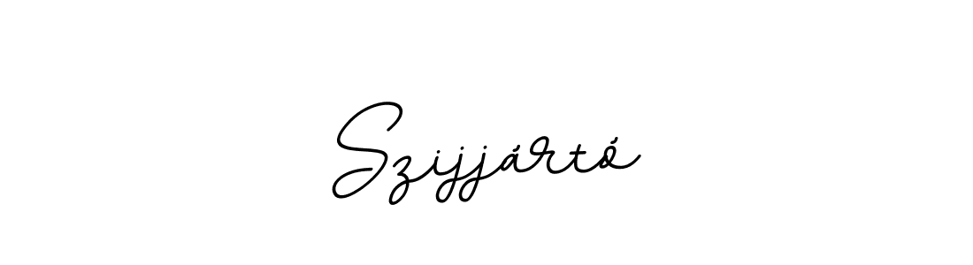 Create a beautiful signature design for name Szijjártó. With this signature (BallpointsItalic-DORy9) fonts, you can make a handwritten signature for free. Szijjártó signature style 11 images and pictures png