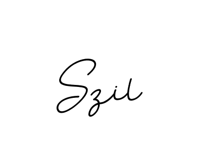 Szil stylish signature style. Best Handwritten Sign (BallpointsItalic-DORy9) for my name. Handwritten Signature Collection Ideas for my name Szil. Szil signature style 11 images and pictures png