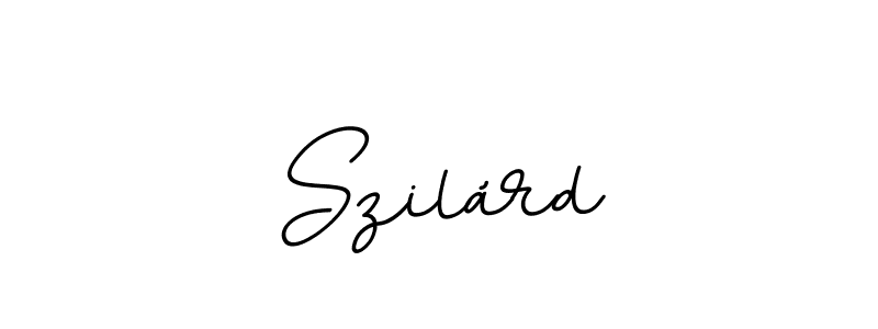 Create a beautiful signature design for name Szilárd. With this signature (BallpointsItalic-DORy9) fonts, you can make a handwritten signature for free. Szilárd signature style 11 images and pictures png
