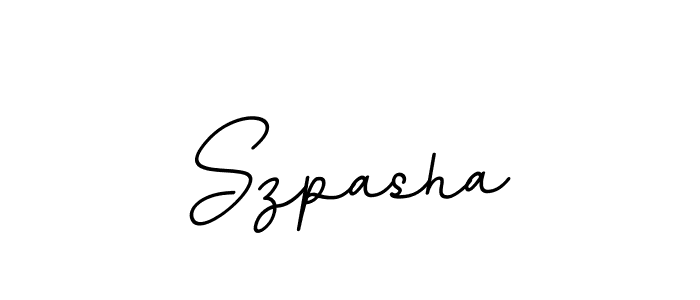 Use a signature maker to create a handwritten signature online. With this signature software, you can design (BallpointsItalic-DORy9) your own signature for name Szpasha. Szpasha signature style 11 images and pictures png