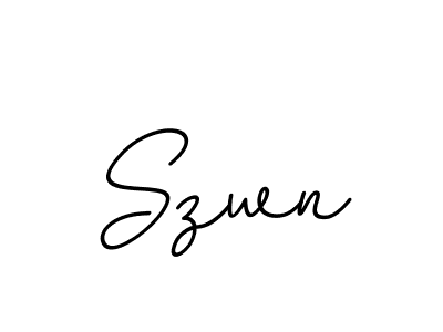Szwn stylish signature style. Best Handwritten Sign (BallpointsItalic-DORy9) for my name. Handwritten Signature Collection Ideas for my name Szwn. Szwn signature style 11 images and pictures png