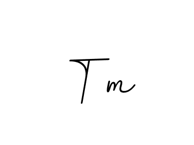 Design your own signature with our free online signature maker. With this signature software, you can create a handwritten (BallpointsItalic-DORy9) signature for name T m. T m signature style 11 images and pictures png