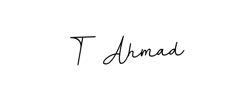 if you are searching for the best signature style for your name T  Ahmad. so please give up your signature search. here we have designed multiple signature styles  using BallpointsItalic-DORy9. T  Ahmad signature style 11 images and pictures png